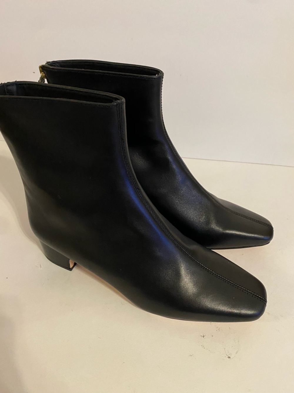 J Crew Roxie back-zip ankle boots in leather Size 7 - Picture 2 of 10